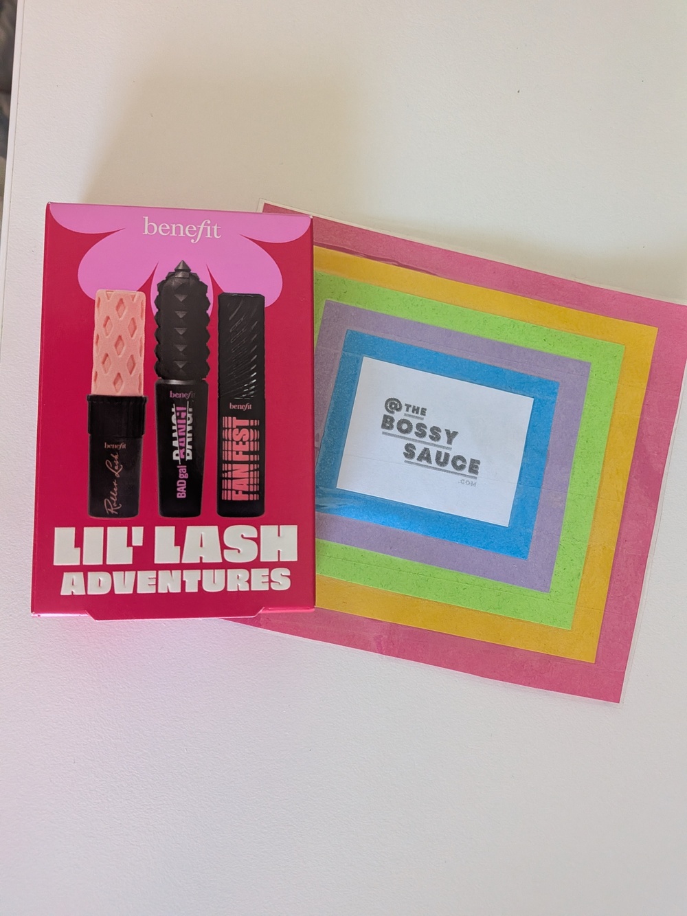 🌸 Benefit Lil' Lash Adventures Mascara Mini Box Set of Three NWT